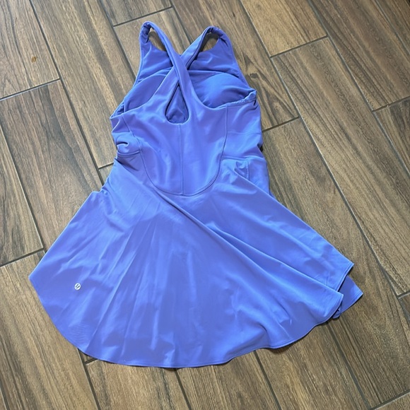 Lululemon size 6 purple tennis dress firm support gorgeous perfect condition - Picture 2 of 5